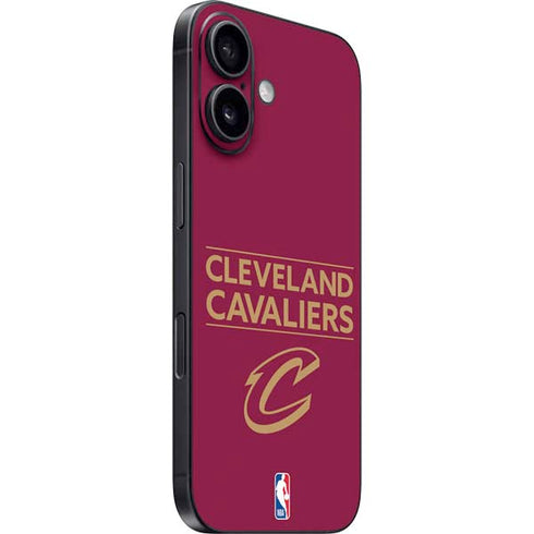 NBA Cleveland Cavaliers Standard - Maroon iPhone 16 Plus Skin